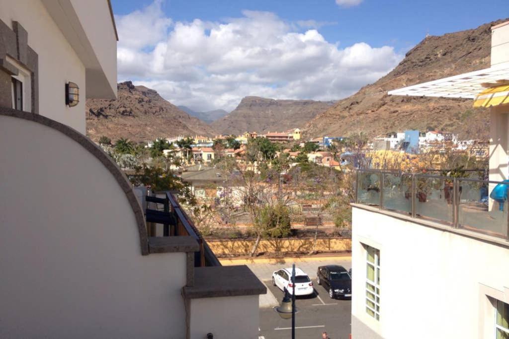 Schoene Wohnung Direkt Am Meer Mit Meerblick, Wlan Puerto De Mogan Bagian luar foto